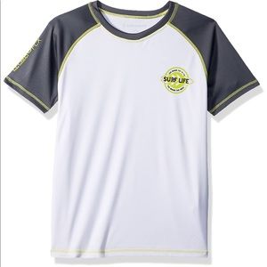 Boys' Big Surf Life Crew Neck Rash Guard